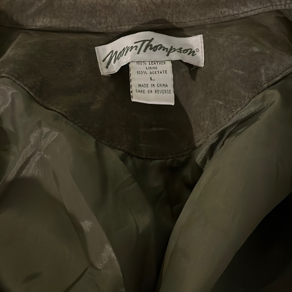 Norm Thompson leather jacket